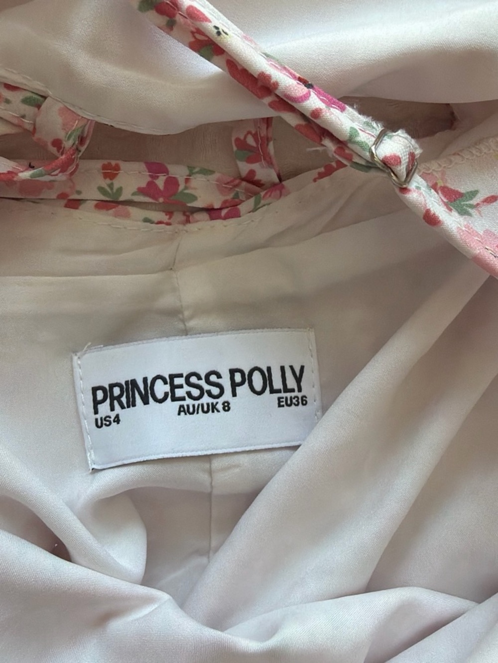 Princess Polly Pink Floral Sweetheart Mini Dress - Picture 2 of 2